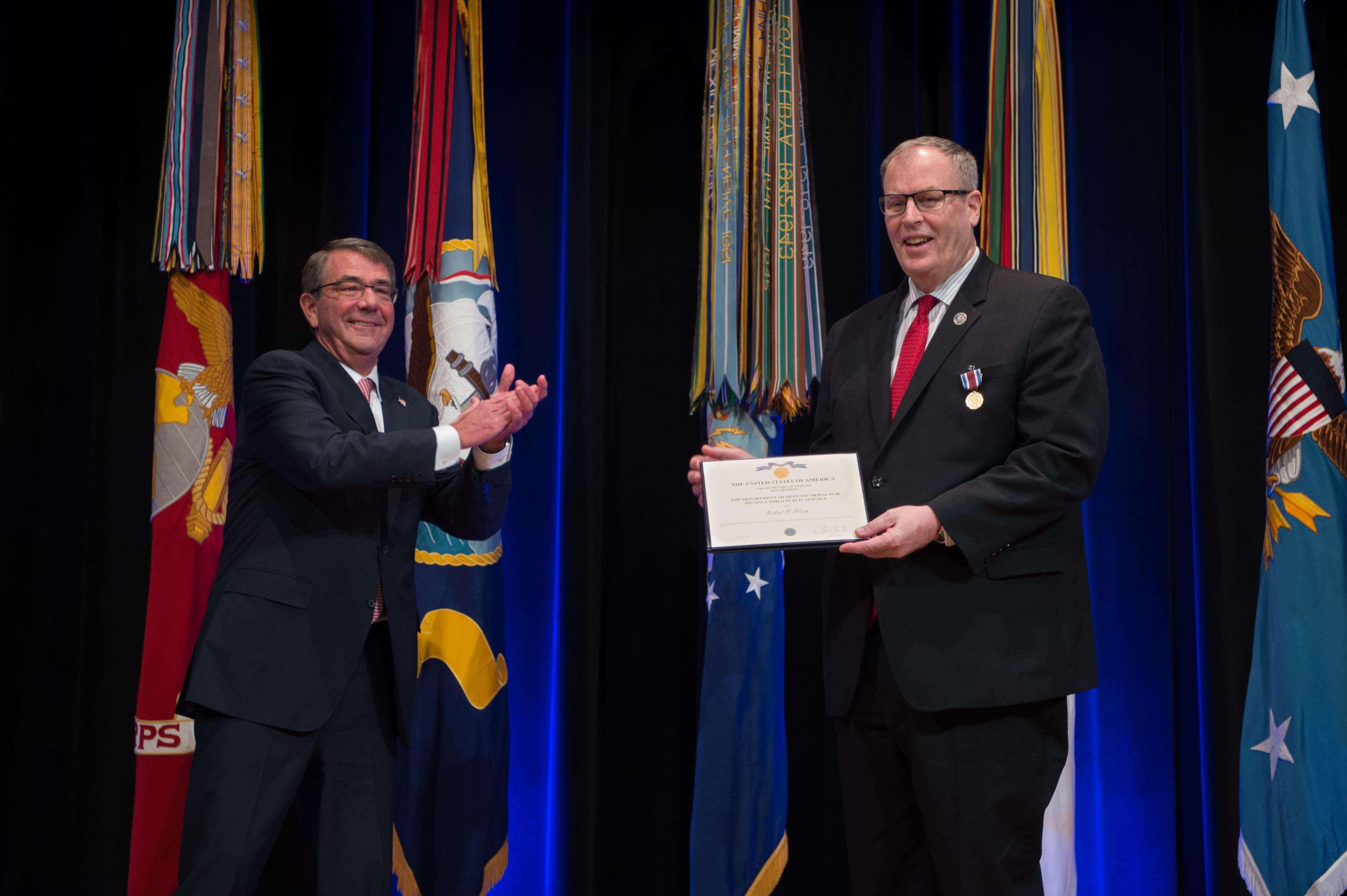 Work Receives Praise, DoD Distinguished Public Service Award > U.S