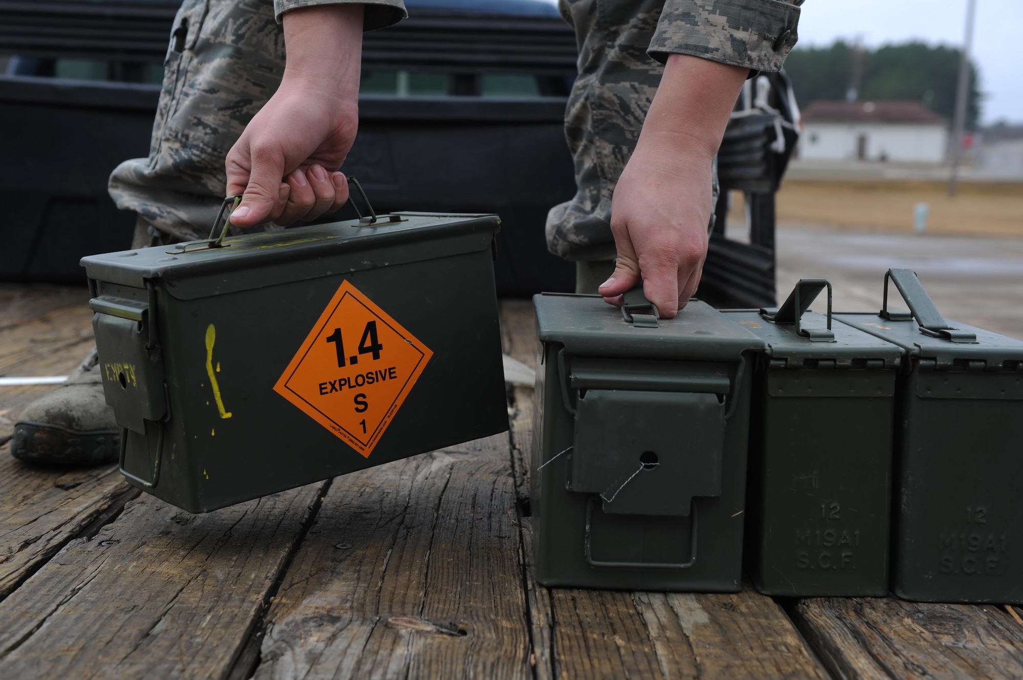 The 19th MXS munitions storage unit is responsible for securely storing ammunition at Little Rock Air Force Base, Ark.  The shop has the only DOD munitions storage area in the region. (U.S. Air Force photo by Airman 1st Class Grace Nichols)  