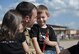 U.S. Air Force Capt. Joe Becker, 39th Airlift Squadron greets his family after returning from a deployment at Dyess Air Force Base, Texas, Sept. 19, 2016. Air Force Global Strike Command is dedicating 2017 to Airmen, their loved ones and the total force at large and will focus on areas that greatly affect their quality of life. These areas include they live, learn, play, pray and receive care. (U.S. Air Force photo by Airman 1st Class Rebecca Van Syoc)