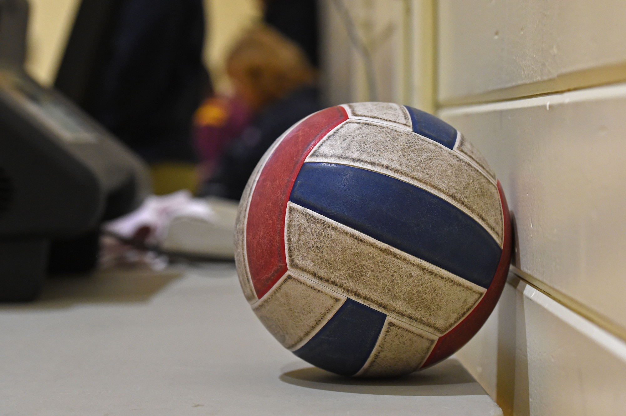 Service members participate in a volleyball tournament hosted at the Joint Base Elmendorf-Richardson Fitness Center, Jan. 12, 2017. Six teams competed in the event and prizes were awarded to first and second place as well the best-dressed team. 