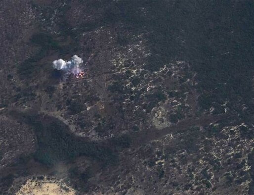 Smoke appears after a GBU-12 detonates on a range at Eglin Air Force Base, Fla., January 17, 2017. The GBU-12 was released from an F-35A assigned to the 58th Fighter Squadron. This was the first time the unit dropped live
ordnance from the aircraft. (Courtesy Photo)