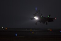An F-35B Lightning II with Marine Fighter Attack Squadron 121, lands at Marine Corps Air Station Iwakuni, Japan, Jan. 19, 2017. VMFA-121 conducted a permanent change of station to MCAS Iwakuni, from MCAS Yuma, Ariz., and now belongs to Marine Aircraft Group 12, 1st Marine Aircraft Wing, III Marine Expeditionary Force. The F-35B Lightning II is a fifth-generation fighter, which is the world’s first operational supersonic short takeoff and vertical landing aircraft. The F-35B brings strategic agility, operational flexibility and tactical supremacy to III MEF with a mission radius greater than that of the F/A-18 Hornet and AV-8B Harrier II in support of the U.S. – Japan alliance.