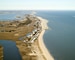In 2015, the U.S. Army Corps of Engineers' Philadelphia District conducted dredging operations in the Delaware River to deepen the channel and then beneficially used the material to build a dune and berm in Broadkill Beach, DE and reduce the risk of coastal storms for the community. 