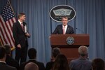 Defense Secretary Ash Carter briefs reporters at the Pentagon, Jan. 19, 2017. DOD photo by U.S. Air Force Staff Sgt. Jette Carr