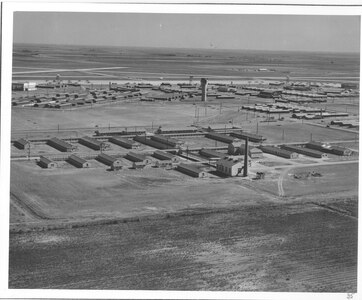 Altus Army Air Field serves as the training base for “Advanced Flying” for twin engine aircraft, 1944. Altus Air Force Base began as a twin engine training base in World War II and since then has supported many air mobility, missile, and training missions as well as routinely deployed Airmen and aircraft overseas and to humanitarian missions. (Courtesy Photo)