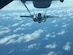 A F-35B Lightning II aircraft, from Marine Fighter Attack Squadron 121 (VMFA-121) receives fuel from a Travis Air Force Base, California, KC-10 Extender as the aircraft make the flight across the Pacific Ocean, Jan. 18, 2017. The transfer of VMFA -121 from MCAS Yuma, Arizona, to MCAS Iwakuni, Japan marks the first permanent international deployment of the joint strike fighter. (courtesy photo)