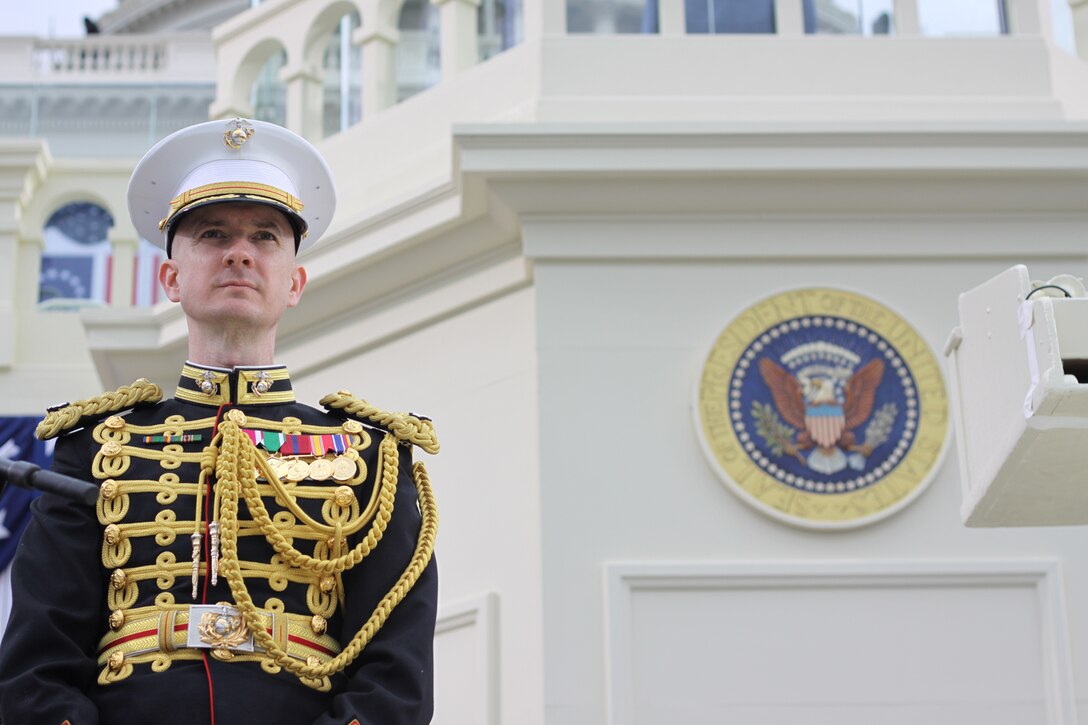 On Jan. 20, 2017, "The President's Own" U.S. Marine Band performed for the 58th Inauguration of Donald Trump at the U.S. Capitol in Washington, D.C. (U.S. Marine Corps photo by Master Sgt. Kristin duBois/released)