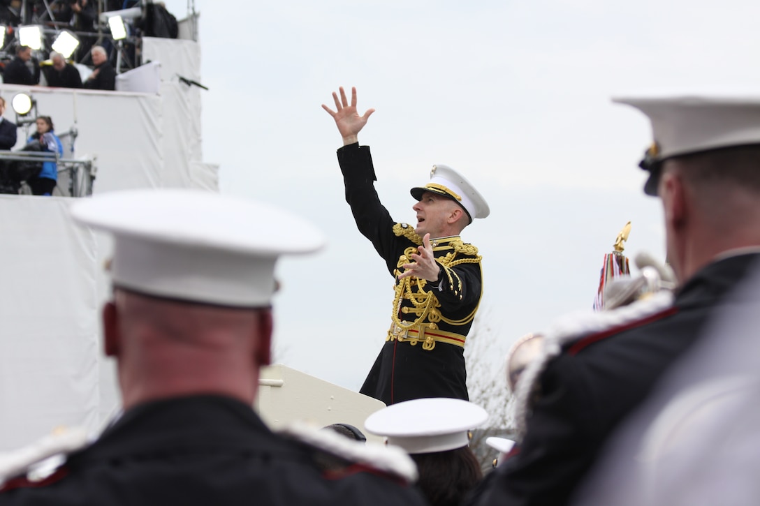 On Jan. 20, 2017, "The President's Own" U.S. Marine Band performed for the 58th Inauguration of Donald Trump at the U.S. Capitol in Washington, D.C. (U.S. Marine Corps photo by Master Sgt. Kristin duBois/released)