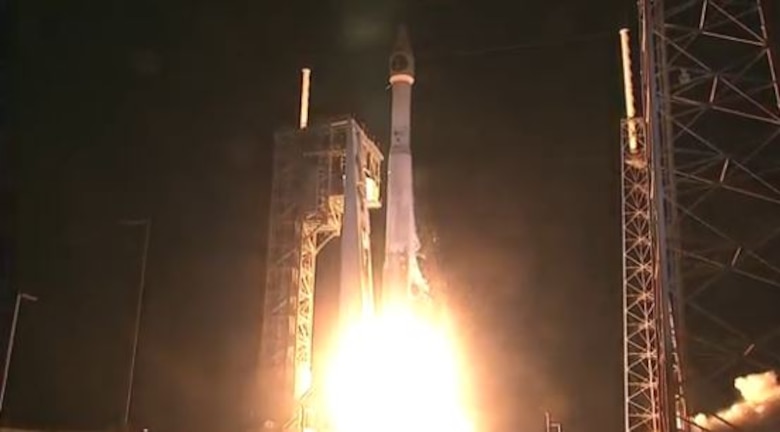 The U.S. Air Force’s 45th Space Wing supported United Launch Alliance’s successful launch of the third Space Based Infrared Systems Geosynchronous Earth Orbit spacecraft aboard an Atlas V rocket from Launch Complex 41 here Jan. 20 at 7:42 p.m. ET.