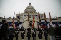 On Jan. 20, 2017, "The President's Own" U.S. Marine Band performed for the 58th Inauguration of Donald Trump at the U.S. Capitol in Washington, D.C. (U.S. Marine Corps photo by Gunnery Sgt. Brian Rust/released)