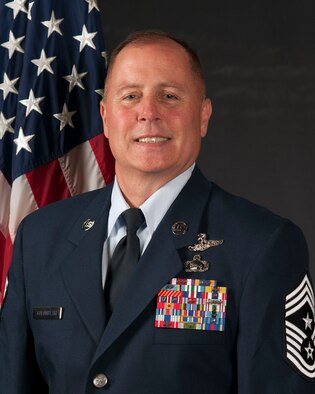 Chief Master Sergeant Edward Golombeski is the Command Chief Master Sergeant, 353rd Special Operations Group, Kadena Air Base, Japan. He serves as principal advisor to the commander on all matters affecting the morale, welfare, professional development and combat readiness of 825 enlisted personnel. Additionally, Chief Golombeski is the Combined Joint Special Operations Air Component, Senior Enlisted Leader responsible for leading and managing five squadrons and a group staff supporting Special Operations Command Pacific, Special Operations Command Korea and all United States special operations forces throughout the Pacific theater by providing combat-ready special tactics forces, MC-130 Combat Talon II and Commando II aircraft.

 
