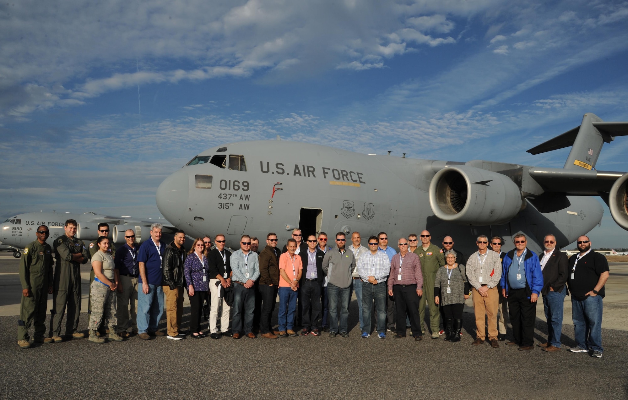 Nearly 30 civilian employers and civic leaders from the state of Florida visited Joint Base Charleston S.C., as part of the 927 ARW/ESGR bosslift, January 19-20, 2017. The overnight event allowed the civilians to visit three Air Force Reserve wings, and gain an understanding of life as a Citizen Airman. (U.S. Air Force photo by Tech Sgt. Peter Dean)