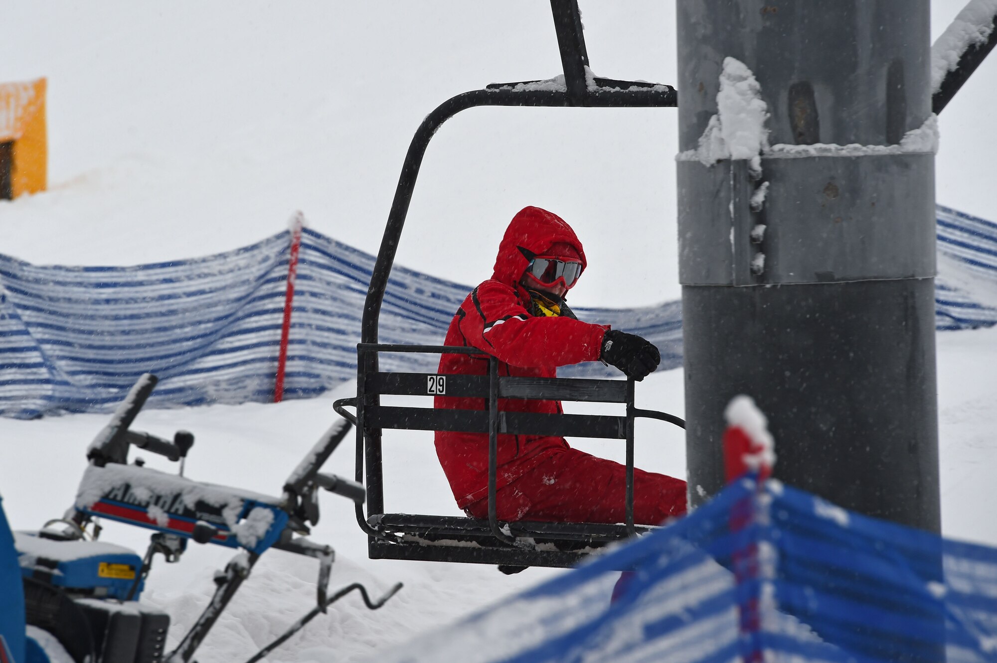 Service members and families snowboard during World Snowboard Day at the Hillberg Ski Area at Joint Base Elmendorf-Richardson, Alaska, Jan. 22, 2017. World Snowboard Day is an opportunity to discover and celebrate snowboarding as sport and culture across the world's summits. The Hillberg Ski Area offers skiing, snowboarding, equipment rentals, lessons and a terrain park. 