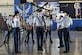 Members of the John Jay High School Drill Team perform during Air Education and Training Command's 75th Anniversary Extravaganza Jan. 23, 2017, at Joint Base San Antonio-Randolph, Texas. The event celebrated AETC’s history of transforming civilians into Airmen and their continued development to the future success of the Air Force.