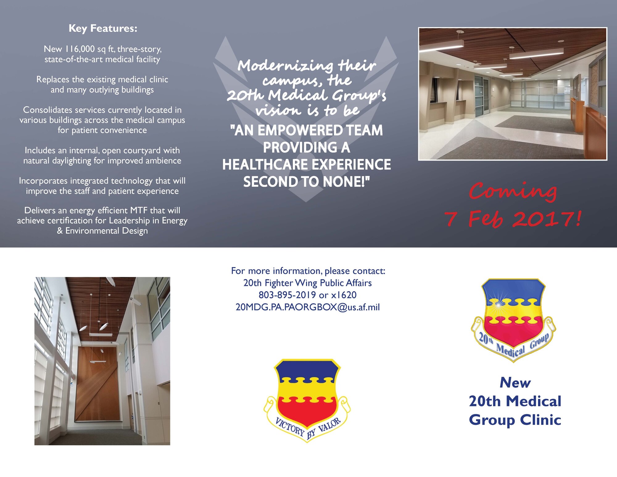 20th MDG new building brochure