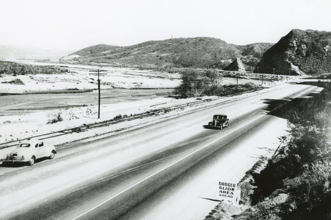 Camp Pendleton construction of Vandegrift Rd (circa 1940s)