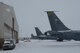 U.S. Air Force KC-135s’ assigned to the 185th Air Refueling Wing, Iowa Air National Guard in Sioux City, Iowa are parked on the back of the ramp in order to allow members of the Civil Engineering Squadron to remove snow on January 25, 2017.
U.S. Air National Guard Photo by Master Sgt. Vincent De Groot 185 ARW Wing PA/Released