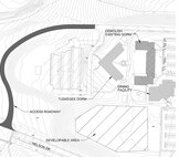 In addition to the new dormitory, the $18.8 contract also calls for a new access road to be built from Airman Drive to the Nelson Drive and SAC Boulevard intersection. Construction on the new dormitory is expected to be completed by late February 2019. (Courtesy graphic)