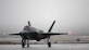 An F-35A Lightning II assigned to Hill Air Force Base, Utah, taxi after landing at Nellis Air Force Base, Nev., to participate in Red Flag 17-1, Jan. 21, 2017. Red Flag involves a variety of attack, fighter, bomber, reconnaissance, electronic warfare, air lift support, and search and rescue aircraft. (U.S. Air Force photo by Airman 1st Class Kevin Tanenbaum/Released)