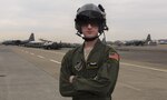 Airman 1st Class Christian Williams, 36th Airlift Squadron C-130H loadmaster, poses for a photo on the flightline Jan. 27, 2017, at Yokota Air Base, Japan. Williams is scheduled to go through training for the new C-130J model. (U.S. Air Force photo by Airman 1st Class Juan Torres) 