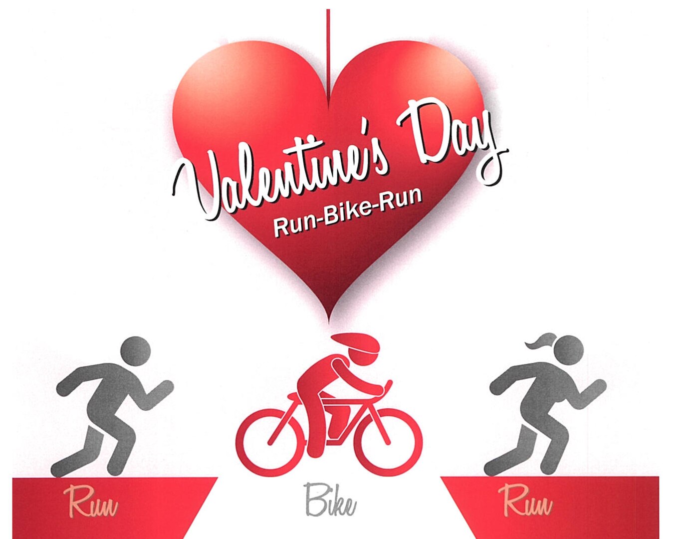 Push your limits by running a 5k, then biking 10 miles and then running 1.5 miles more. This is a great way to work off all those Valentine's chocolates. 8 a.m. Feb. 11 at Eberle Park