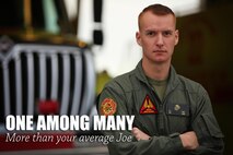 Sgt. Conner Fiero works in the aircraft rescue and firefighting unit on Marine Corps Air Station New River. Fiero is from Parma, Michigan. “I think what makes the Marine Corps unique is its diversity. I’ve been able to meet people from all over the world,” said Fiero. “I think that is the big contributor to not only our success but our unit cohesion. Everyone knows we’re from different places and everybody has something to offer to the team. That’s what I enjoy about the Marine Corps.” (U.S. Marine Corps photo illustration by Cpl. Melodie Snarr)