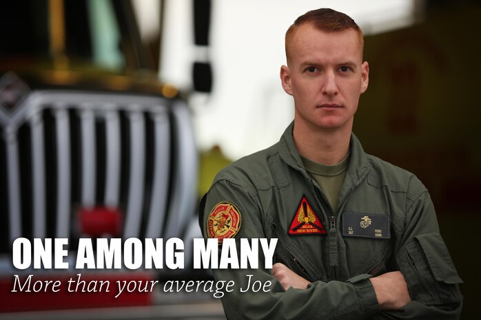 Sgt. Conner Fiero works in the aircraft rescue and firefighting unit on Marine Corps Air Station New River. Fiero is from Parma, Michigan. “I think what makes the Marine Corps unique is its diversity. I’ve been able to meet people from all over the world,” said Fiero. “I think that is the big contributor to not only our success but our unit cohesion. Everyone knows we’re from different places and everybody has something to offer to the team. That’s what I enjoy about the Marine Corps.” (U.S. Marine Corps photo illustration by Cpl. Melodie Snarr)
