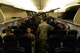 U.S. Airmen from across the 20th Fighter Wing prepare to leave Shaw Air Force Base, S.C., Jan. 19, 2017 for Red Flag 17-1 at Nellis AFB, Nev. Airmen from  maintenance and other career fields travelled to Red Flag in support of Shaw's F-16CM Fighting Falcons who also flew to participate in the three-week exercise.  (U.S. Air Force photo by Airman 1st Class BrieAnna Stillman)