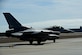 An F-16CM Fighting Falcon prepares for takeoff from Shaw Air Force Base, S.C., Jan. 19, 2017 to Red Flag 17-1 at Nellis AFB, Nev. Red Flag is an exercise that occurs about four times a year and allows multiple aircraft to participate in a realistic training environment. (U.S. Air Force photo by Airman 1st Class BrieAnna Stillman) 

