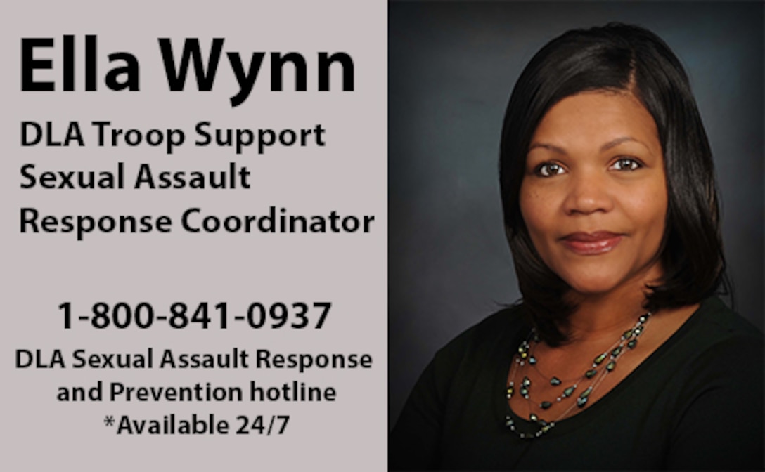 Ella Wynn is the sexual assault response coordinator at DLA Troop Support and works to help ensure employees have a safe work environment that is free of sexual assault.