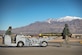 Airman First Class Connor McDonald, left, and Staff Sgt. Tayrell Washington, both 74th Aircraft Maintenance Unit weapons load team members, use an MJ-1C bomb lift to transport a Mark 82 general purpose bomb during Green Flag-West 17-03, Jan. 24, 2017, at Nellis Air Force Base, Nev. Weapons Airmen enabled joint force training during the two-week exercise by loading weapons, inspecting jets and maintaining munitions systems. Some of the live munitions included the Mark 82 and 84 general purpose bombs, high-explosive incendiary 30mm rounds and the 500 pound GBU-12 Paveway II laser-guided bomb. (U.S. Air Force photo by Staff Sgt. Ryan Callaghan)