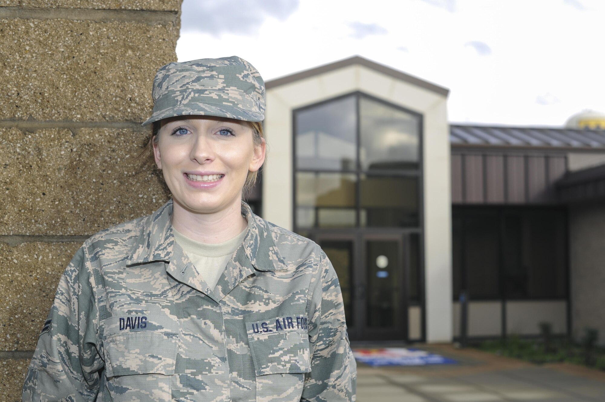 Airman 1st Class Rachel A. Davis, 940th Air Refueling Wing reservist, poses for a photo Jan. 20, 2017, at Beale Air Force Base, California. Davis is awaiting technical training to become a logistics planner with the 940th Logistics Readiness Squadron here. (U.S. Air Force photo by Senior Airman Tara R. Abrahams)