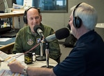 Col. Thomas K. Smith, Jr., 433rd Airlift Wing commander, responds to an interview question by Mark Frye on the Military USA Radio show Jan. 28, 2016 at Salem Communications San Antonio, Texas. The show runs every Saturday from 8 to 9 a.m. and seeks to inform and educate listeners about the importance of the more than 200 military missions in the Alamo city.   (U.S. Air Force photo by Benjamin Faske)