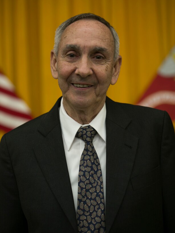 Retired Lt. Col. Frederick Grant retired Jan. 27, 2017, after 54 years of continuous service to the Marine Corps. Grant served as the director of the Tactical Exercise Control Group, III Marine Expeditionary Force, after 38 years of service as an enlisted Marine and officer. Grant, from Emporia, Virginia, enlisted Oct. 2, 1963, and served as an infantryman in Vietnam in addition to various other enlisted and officer billets. (U.S. Marine Corps photo by Lance Cpl. Bernadette Wildes/released)