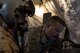 Senior Airman Aarons Jacobs, 332nd Aircrew Flight Equipment technician runs a diagnostics test on a helmet to ensure it functions properly June 12, 2017, in Southwest Asia. The AFE shop manages more than 500 pieces of equipment essential for pilots to complete their mission. (U.S. Air Force photo/Senior Airman Damon Kasberg)