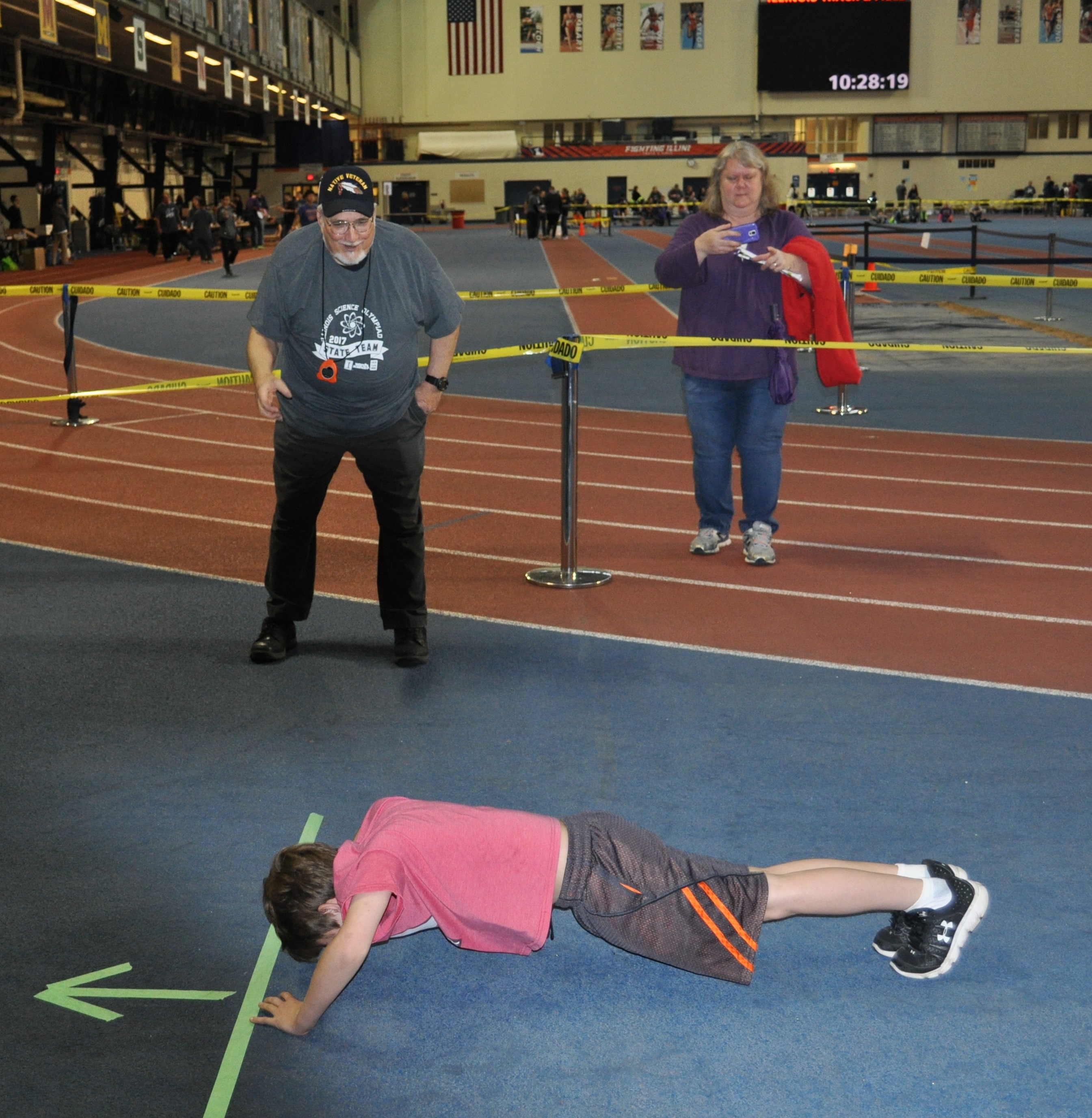 Volunteers support Illinois Science Olympiad State Tournament
