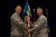 U.S. Air Force Maj. Thane Sisson (right), 39th Maintenance Squadron incoming commander, assumes command from Col. James Zirkel, 39th Weapons System Security Group commander, June 30, 2017, at Incirlik Air Base, Turkey. A change of command ceremony is a tradition that represents a formal transfer of authority and responsibility from the outgoing commander to the incoming commander. (U.S. Air Force photo by Airman 1st Class Devin M. Rumbaugh)