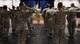 U.S. Air Force Lt. Col. Jennifer Lavergne, incoming 39th Medical Support Squadron commander, renders her first salute to the 39th MDSS airmen during a change of command ceremony June 30, 2017, at Incirlik Air Base, Turkey.  39th MDSS Airmen attended the ceremony to welcome their new commander. (U.S. Air Force photo by Senior Airman Jasmonet D. Jackson)
