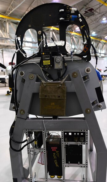 In 2016, Master Sgt. Eric, 432nd Aircraft Maintenance Squadron Reaper Aircraft Maintenance Unit production superintendent created an engine trainer from scavenged parts which include all the electrical components displayed for the MQ-9 Reaper maintainers at Creech Air Force Base. The trainer allows MQ-9 Reaper maintainers to practice engine maintenance at any time. (U.S. Air Force photo/Senior Airman Christian Clausen)