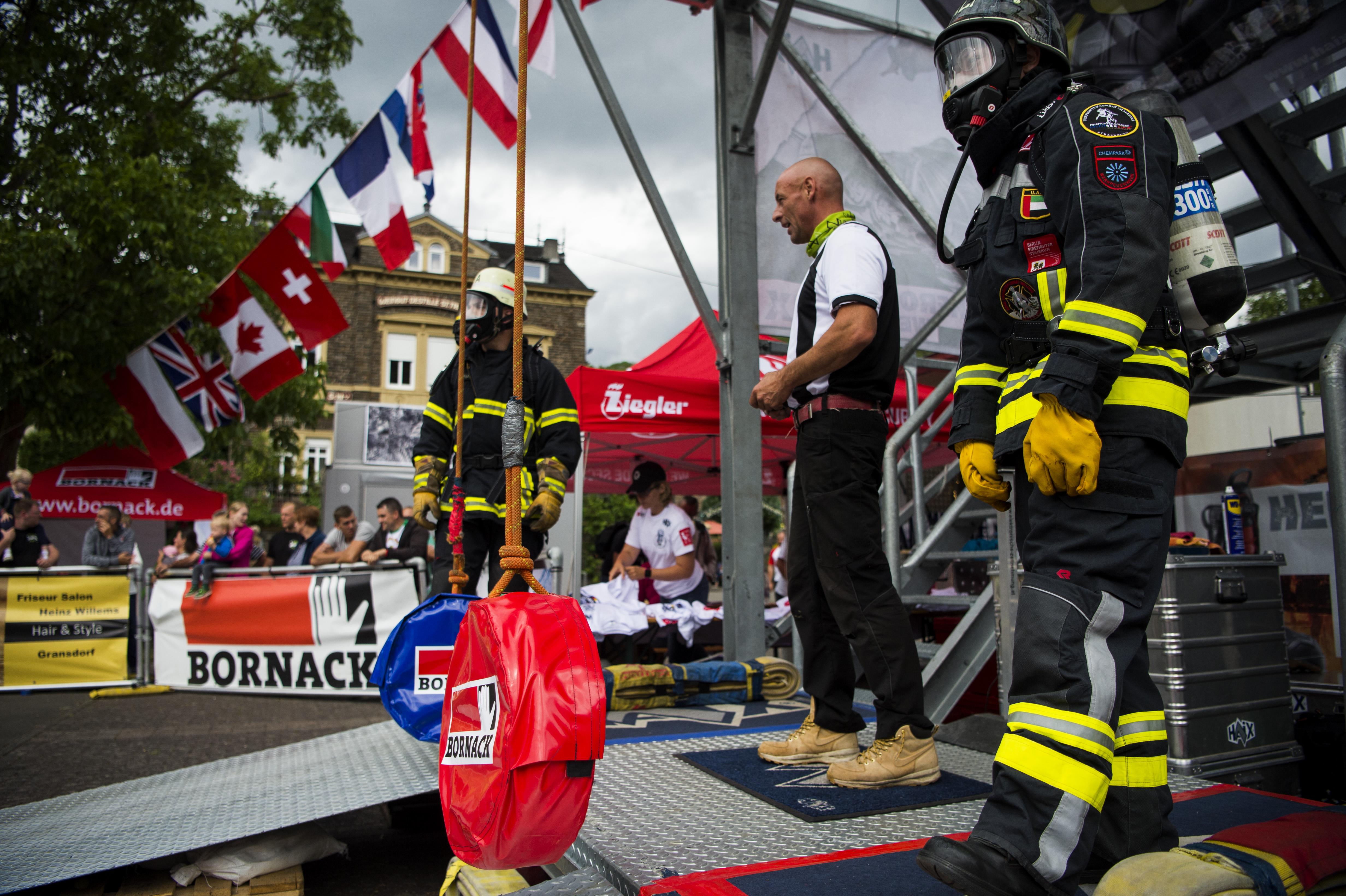52 Ces Competes In 4th Annual Mosel Firefighter Combat Challenge