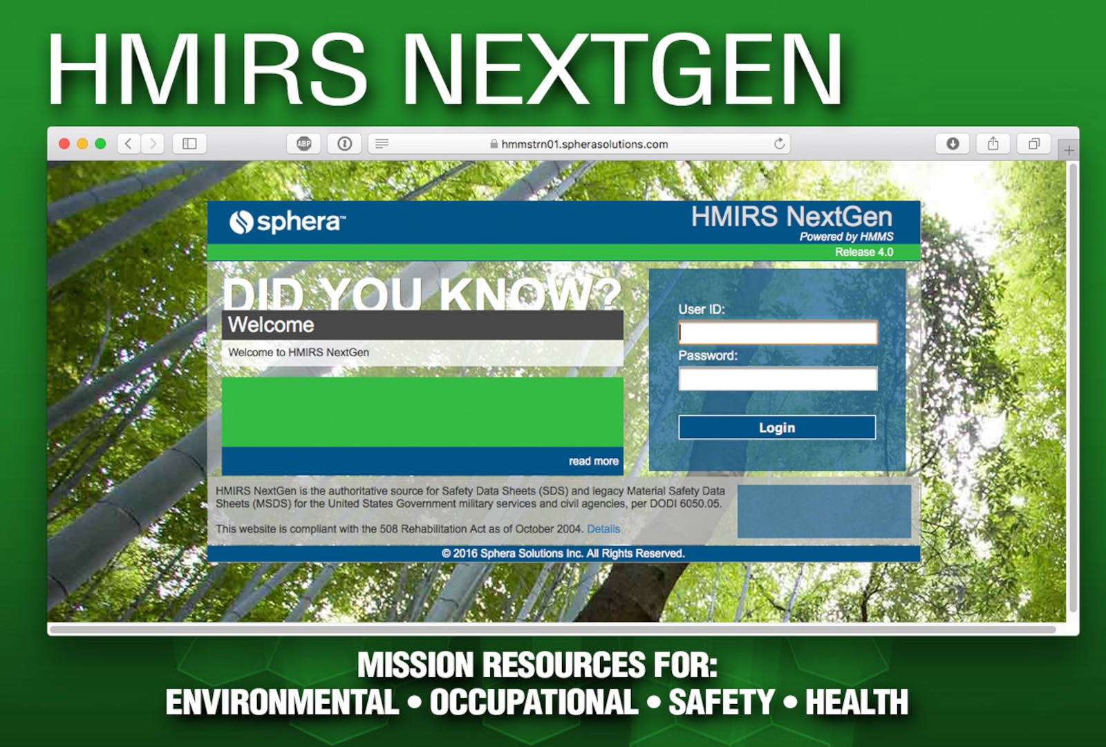 The new HMIRS site combines what were two separate programs.