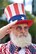 Christopher Linnell of Petaluma, Calif., salutes Airmen from Travis Air Force Base as they march in the Independence Day Parade in Vallejo, Calif., July 4, 2017. (U.S. Air Force photo by Ken Wright)