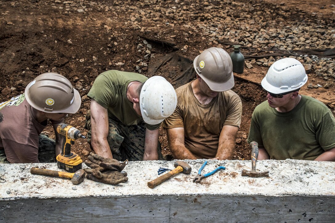 Airmen, Marines and sailors conduct a readiness training mission in Kapaa, Hawaii, July 4, 2017. The mission builds mutually beneficial civil-military partnerships between U.S. communities and the Department of Defense to provide high quality training for active, Guard, and Reserve units. Air National Guard photo by 1st Lt. Paul Stennett