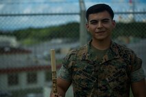 U.S.  Marine Lance Cpl. Avelardo Guevera Osuna was one of the five Marines to assist a local Japanese woman on his way down Mount Fuji, Japan, July 3, 2017. The woman, Oda Moe, was found lying on the ground,  hyperventilating and struggling to breathe when the Marines came to her assistance. Together, they created a makeshift stretcher to carry her down approximately two miles  to get to medical assistance. Guevera Osuna, a 21 year old, Las Vegas, Nevada native, is a ground radio repairman with Electronics Maintenance Company, 3d Maintenance Battalion, Combat Logistics Regiment 35, 3d Marine Logistics Group, III Marine Expeditionary Force.