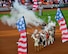 Members of the Georgia Society Sons of the American Revolution Elijah Clark Militia line up to perform a 13 gun salute during the opening ceremony of the Atlanta Braves game at SunTrust Park in Atlanta, Georgia on July 4, 2017. In addition to the salute, a group of about 80 men and women from the Army, Georgia National Guard, Air National Guard and Air Force Reserve unfurled an American Flag in the shape of the United Stated and carried it across the field during the ceremony. (U.S. Air Force photo by Staff Sgt. Jaimi L. Upthegrove)