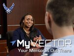 MyVector is an enterprise solution supporting force development and mentoring across the Air Force. It supports individual Airmen, career field managers and development teams. More than 120,000 Airmen have registered in MyVector and more than 15,000 Airmen have created a mentor profile. (Photo Illustration/Vernon Greene)