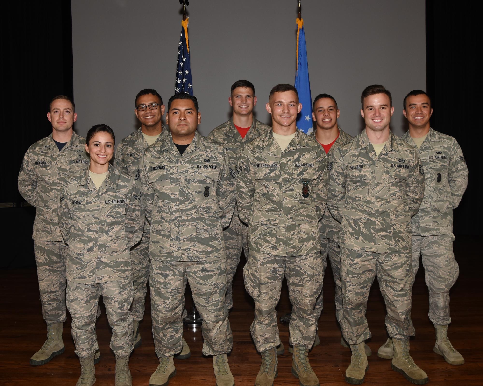 Nine recognized during promotion ceremony > Columbus Air Force Base ...