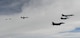 U.S. Air Force B-1B Lancers assigned to the 9th Expeditionary Bomb Squadron, deployed from Dyess Air Force Base, Texas, fly with South Korean F-15 and U.S. Air Force F-16 fighter jets over the Korean Peninsula, July 7. The Lancers departed Andersen Air Force Base, Guam to conduct sequenced bilateral missions with South Korean F-15s and Koku Jieitai (Japan Air Self-Defense Force) F-2 fighter jets. The mission is in response to a series of increasingly escalatory action by North Korea, including a launch of an intercontinental ballistic missile (ICBM) on July 3. (photo courtesy of Republic of Korea air force)