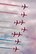The Royal Air Force Red Arrows Demonstration Team was the highlight of the aerial demonstrations at the Yeovilton International Air Day at Royal Naval Air Station, U.K. Citizen Airmen from the 701st Airlift Squadron set the bar high by flying the first C-17 low-level pass through the “Mach Loop” and captured another win for their static display at the the air show Friday and Saturday. (U.S. Air Force Photo \ Tech. Sgt. Bobby Pilch)