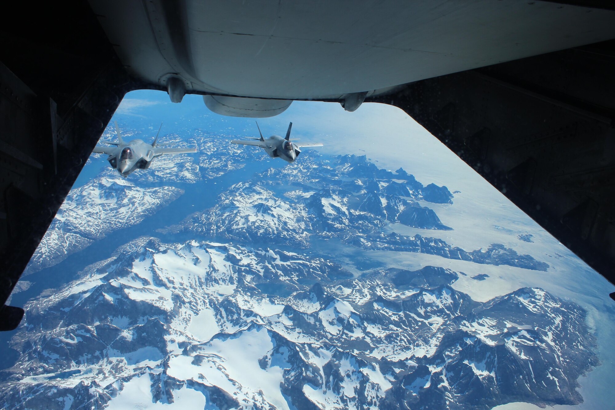 F-35s over Greenland.
